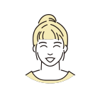 20代女性をイメージしたイラスト